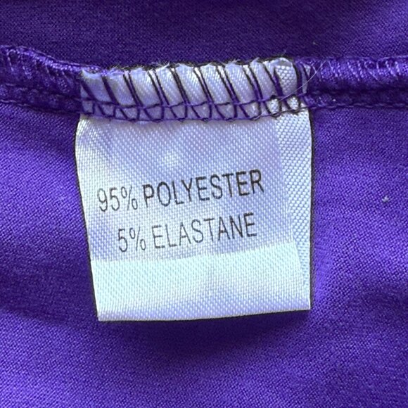 Purple 2-Piece Relaxed Fit Lounge Set Comfortable & Stretchy Women's Size 5XL - Picture 5 of 7